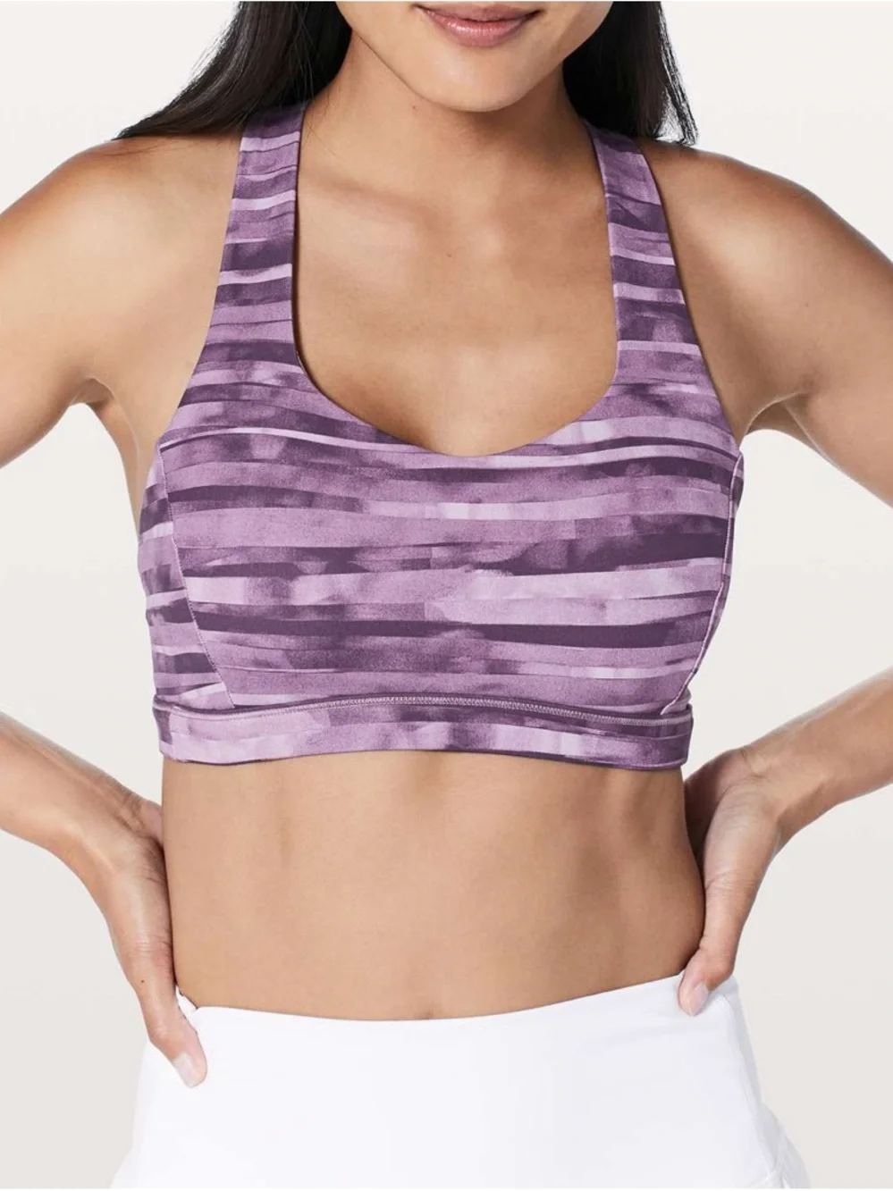 Lululemon Free To Be Serene Bra Shadowed Smoked Mullberry Purple Size 10